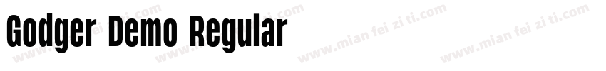 Godger Demo Regular字体转换